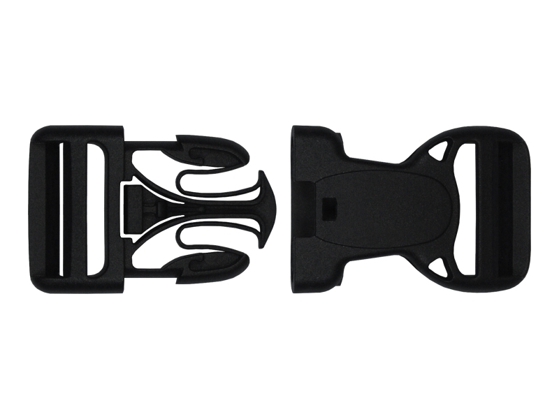 Plastic buckle 32 mm jagna black 25 pcs