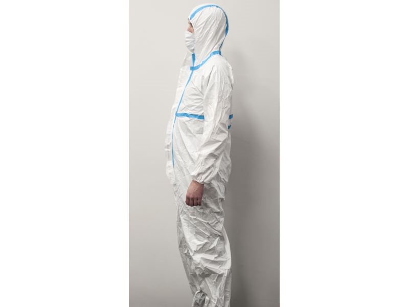 COVERALL,  WHITE - M (cat.III 3/4)
