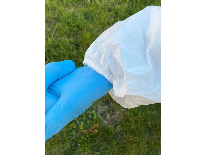 COVERALL,  WHITE - M (cat.III 5/6)