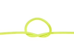 Gumová šňůra 3 mm (1003) neonová limetka