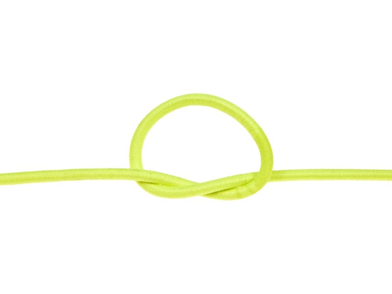 Elastic cord 3 mm lime neon 1003 polyester 50 mb