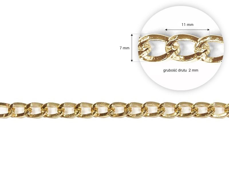 Metal chain 2110 light gold