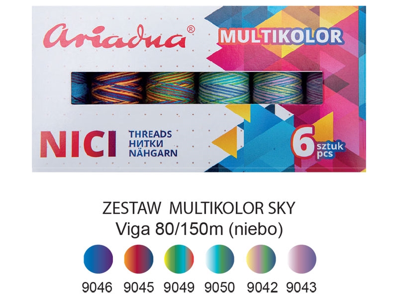 THREADS ARIADNA VIGA 80 SKY 150 MB 6 PCS