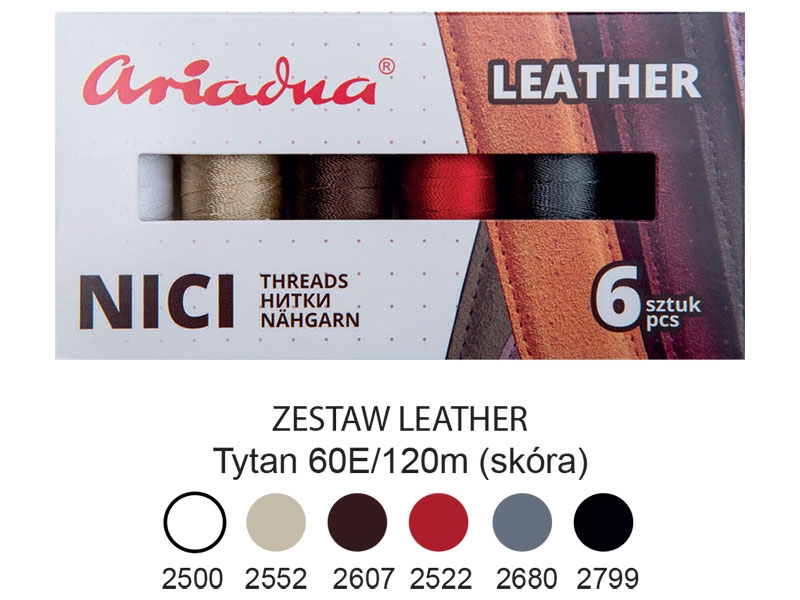 THREADS  TYTAN 60 LEATHER 120 MB 6 PCS.