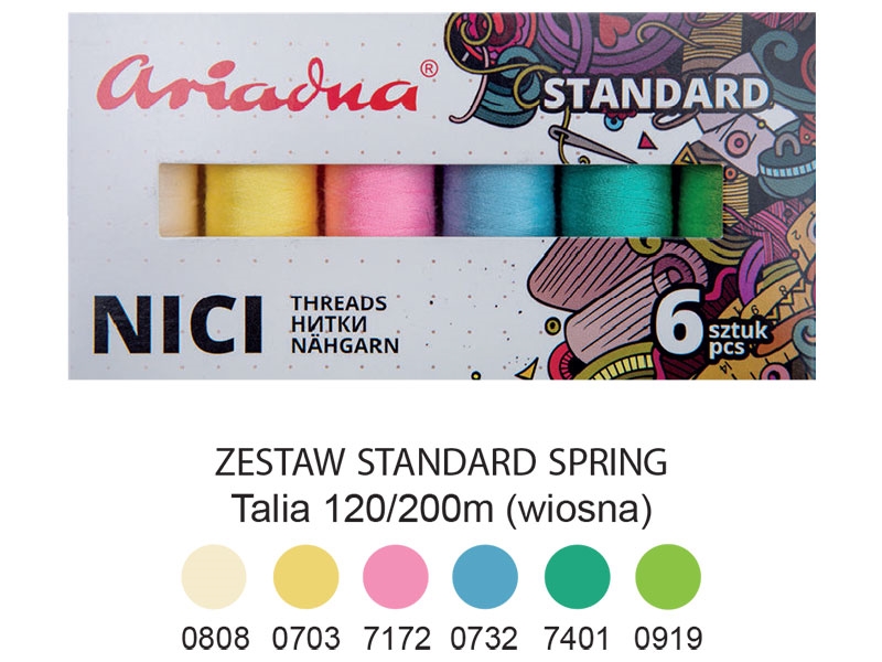 ŠICÍ  NITĚ TALIA 120 SPRING 200 MB 6 ks