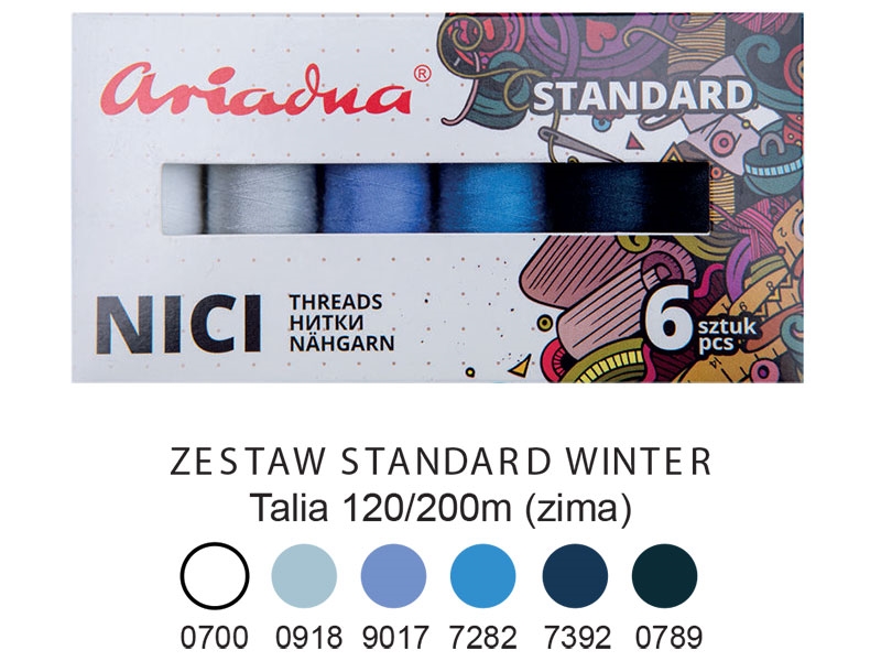 ŠICÍ  NITĚ TALIA 120 WINTER 200 MB 6 ks
