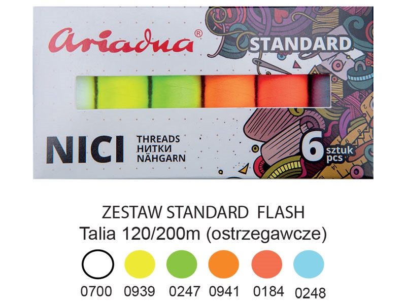 ŠICÍ  NITĚ TALIA 120 FLASH 200 MB 6 ks