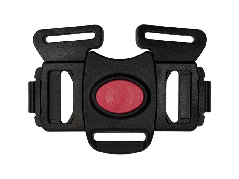 Plastová svorka dvojitá 25 mm 5-way tekla 9 černá/červená ks