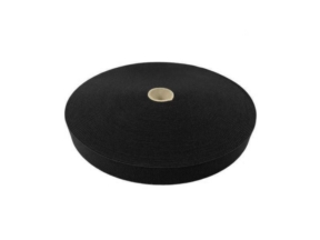 Plochá tkaná gumička 20 mm (580) černý polyester EU