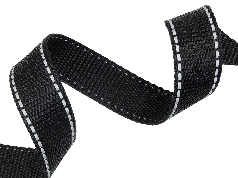 Polypropylene reflective tape 25 mm / 1.3 mm black (580)