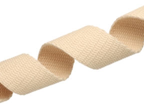 Cotton webbing 30 mm / 1.8 mm ecru.