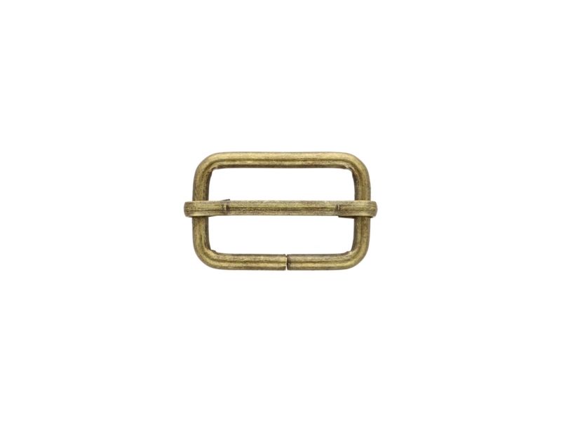 METALLSCHIEBER 25/15/3 MM ALTGOLD DRAHT 100      ST.