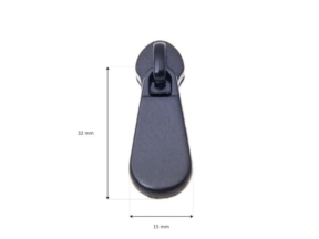 Suwak do taśmy suwakowej spiralnej 8 non lock (294-0007) czarny