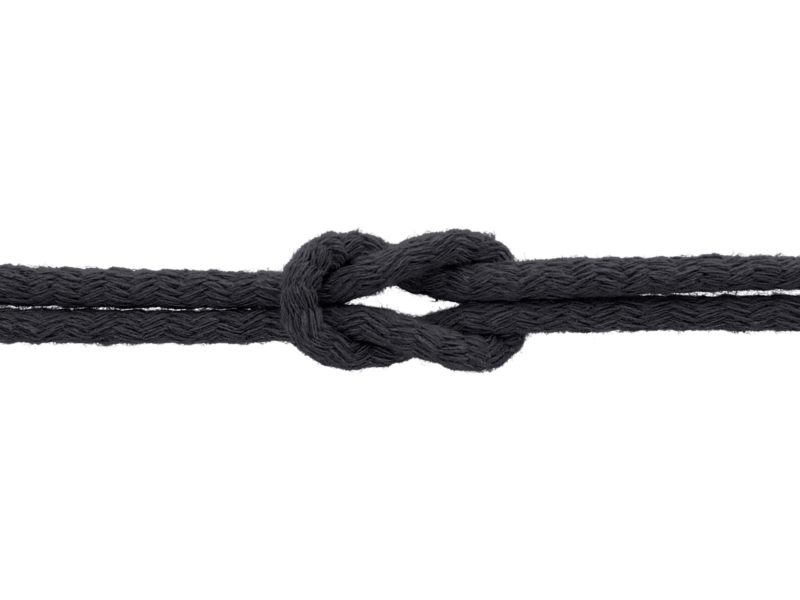 Cotton cord 7 mm anthracite (916)