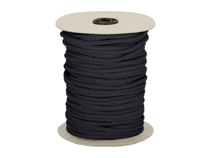Cotton cord 7 mm anthracite (916)