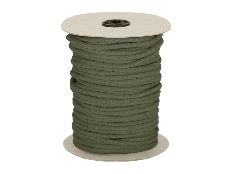 Baumwollkordel 7 mm olivgrün (305)