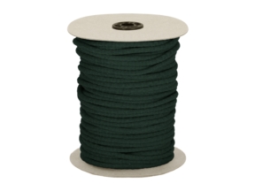 Cotton cord 7 mm dark green (017)