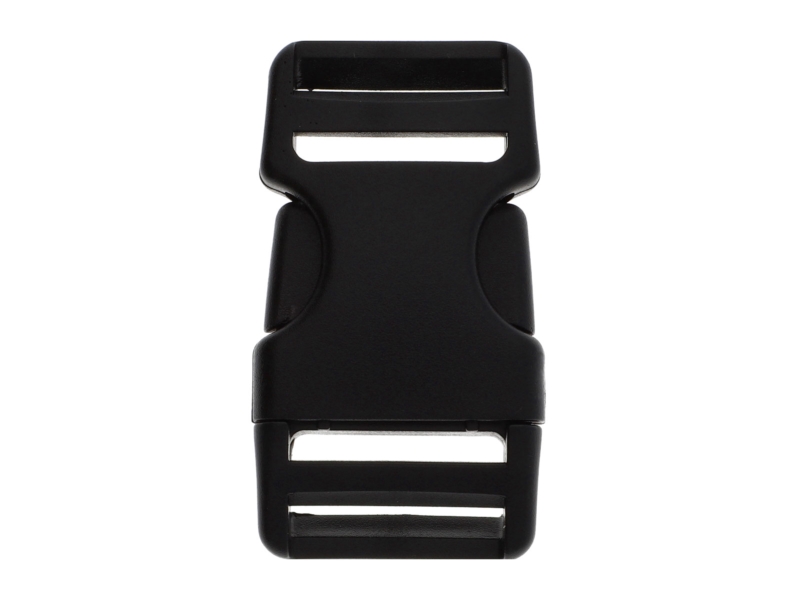 Plastic buckle 25 mm black 100 pcs