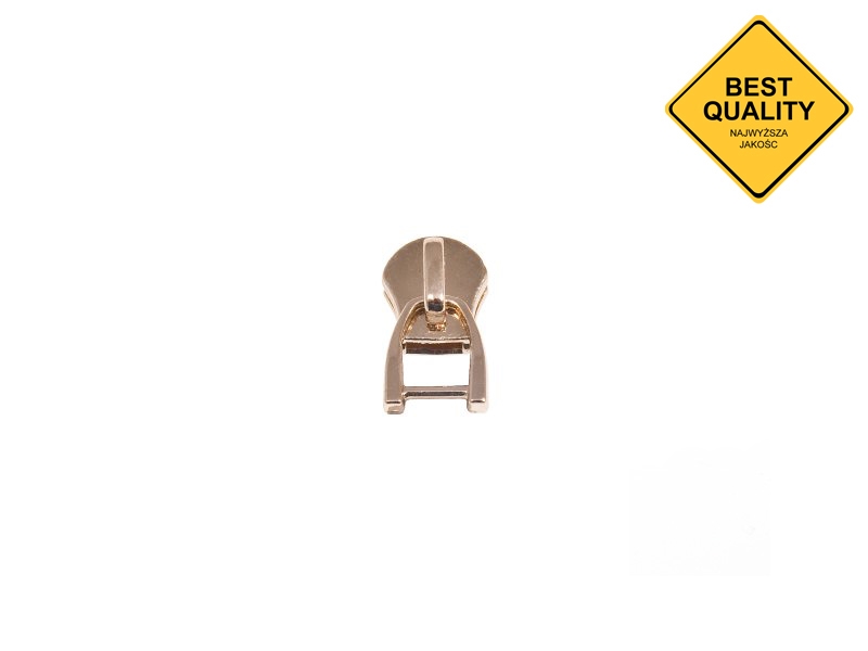 EXTRA GLANZ SCHIEBER FÜR REIßVERSCHLUSSBAND AUS METALL 5 NON LOCK NC2 LICHT GOLD 500 ST.