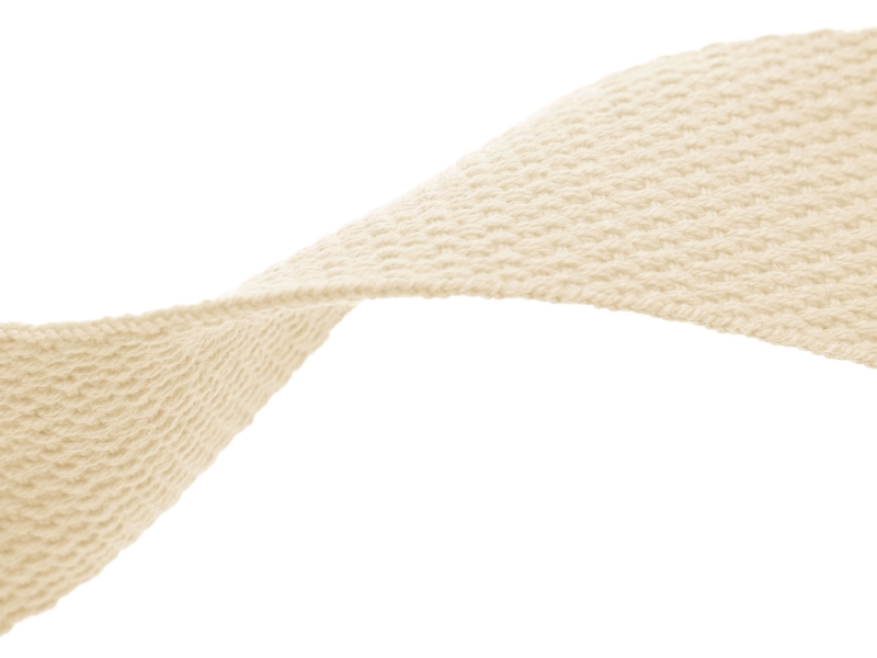 Polycotton tragband 2 mm beige 031 pp 50 yd