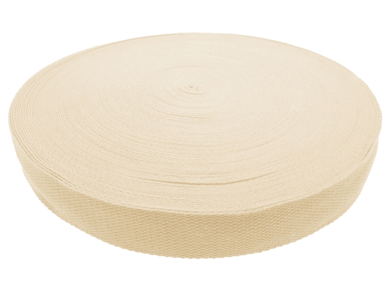 Polycotton tragband 1,4 mm beige 031 pp 50 yd