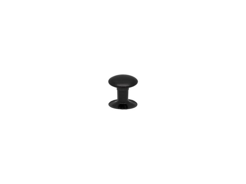 METAL  RIVET LUX ONE-SIDED 6/3/7 MM BLACK MATT 1000   PCS