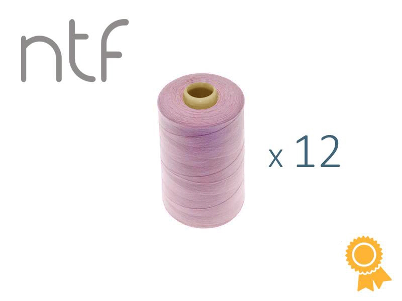 POLYESTER THREADS NTF 40/2 DUSTY ROSE A636 1000 M x 12 PCS.