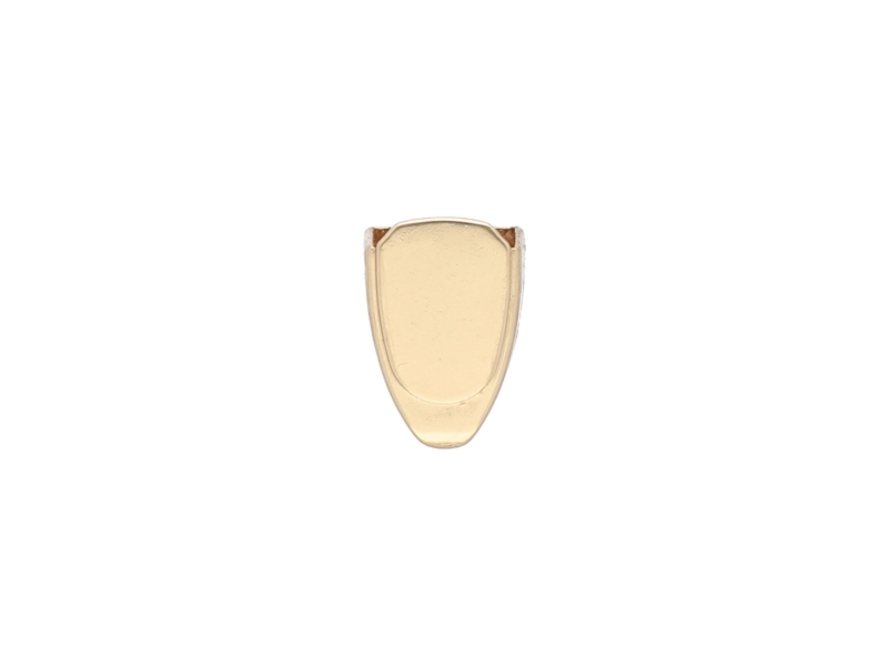 Zakończenie zamka taśmy suwakowej 1,6 g light gold