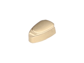 Zakończenie zamka taśmy suwakowej 1,6 g light gold