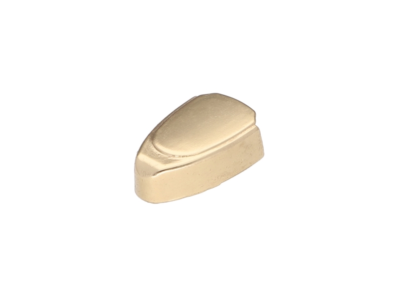 Metal fitting for zip tape light gold 100 pcs