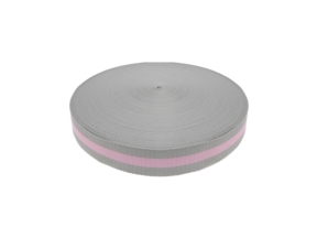 Polycotton 1,4 mm (A22) gestreiftes Trägerband