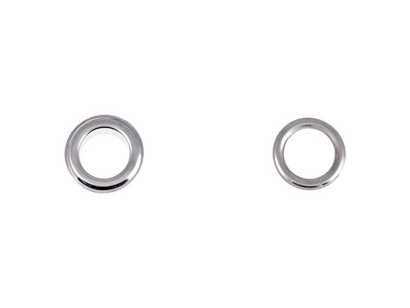 ÖSE  AUS METALL MIT UNTERLEGSCHEIBE 4/7/3,6 MM NICKEL 2000 ST.
