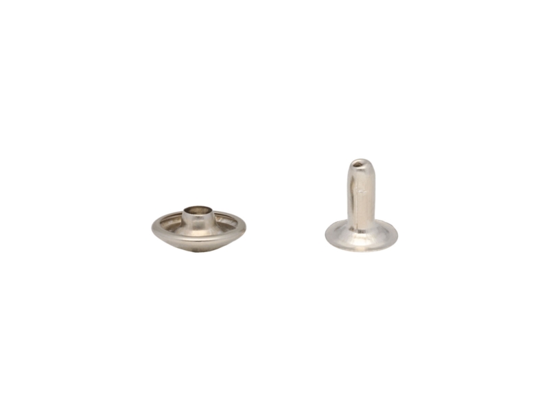 JEDNOSTRANNÝ KOVOVÝ NÝT KUŽEL 12/8/9MM NIKL 200 KS