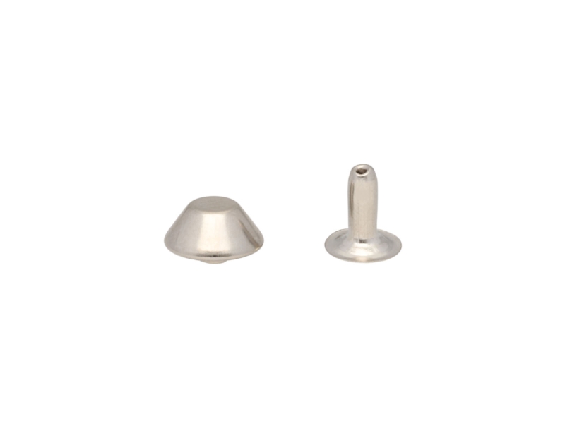 METAL RIVET ONE-SIDED VOLCANO 10/8/9MM NICKEL 200 PCS