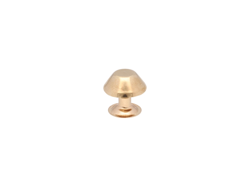 METAL RIVET ONE-SIDED VOLCANO 10/8/9MM LIGHT GOLD 200 PCS