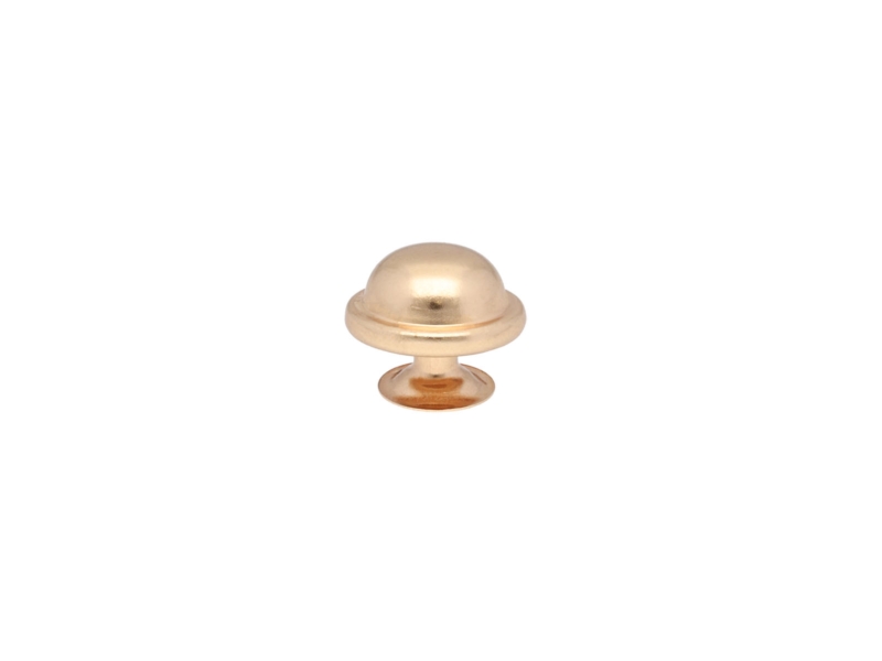 METAL RIVET ONE-SIDED HAT 12/8/10 MM LIGHT GOLD 200 PCS