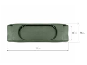 Naramiennik plastikowy 30/135 mm oliwkowy