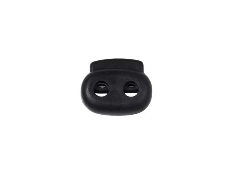 Plastic string stopper 5 mm (305-3283) double black 500 pcs