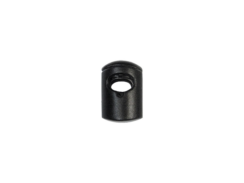 Plastic string stopper 4/5 mm (305-3039) single kornel černý 100 ks