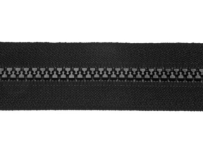 Zamek błyskawiczny kostkowy 5 nierozdzielczy 20 cm czarny 1017