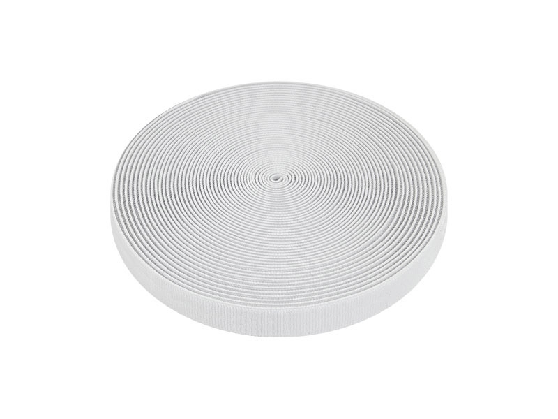 Velcro tape elastic white loop
