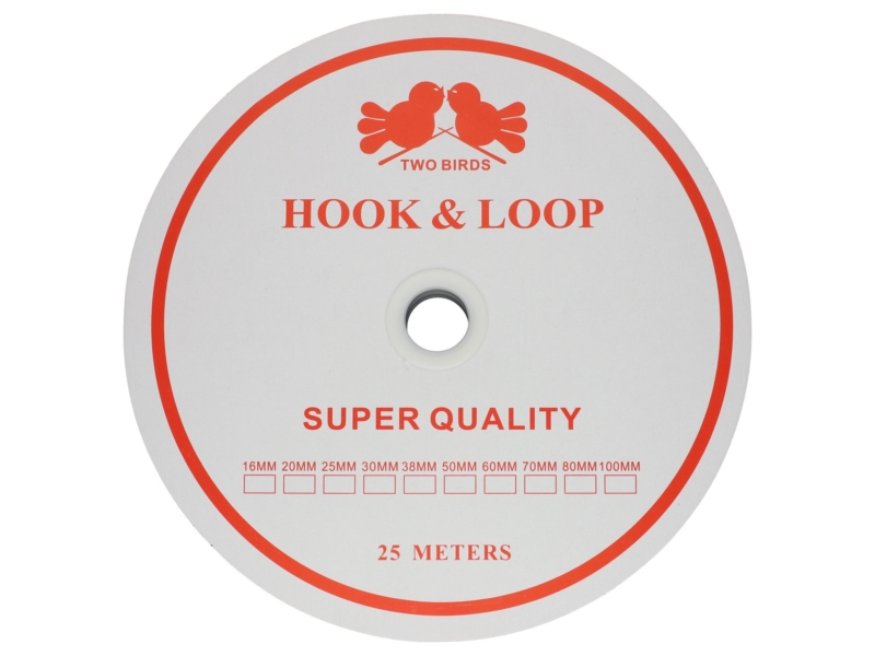 Hook and loop tape  light beige 305 polyester/nylon loop 25 mb