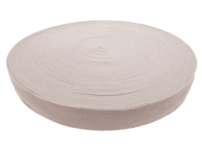 Polycotton backing tape 1.4 mm grey (A 032)