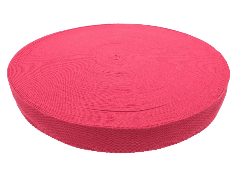 Polycotton webbing 1,4 pink 516 pp 50 yd