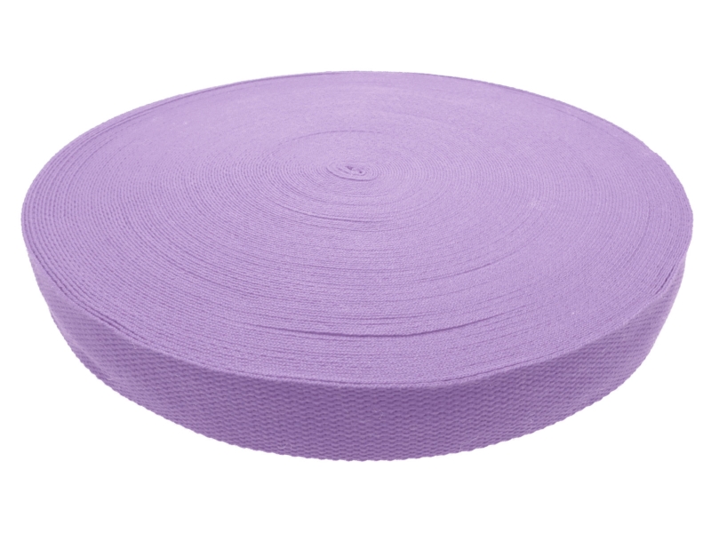 Polycotton webbing 1,4&nbsplight purple 663 pp 50 yd