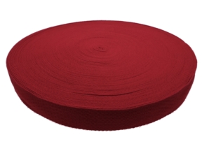 Taśma nośna polycotton 2 mm bordowa (D 059)