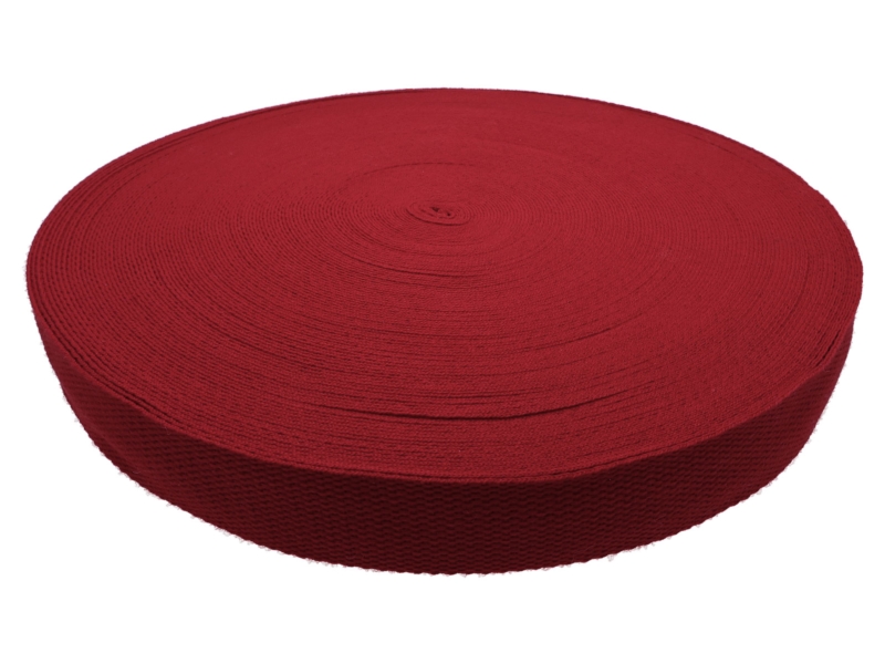 Polycotton popruh 2 mm bordó 059 pp 50 yd