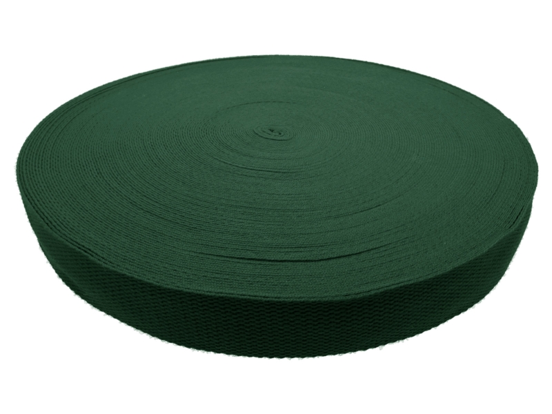 Polycotton tragband 2 mm dunkelgrün 153 pp 50 yd