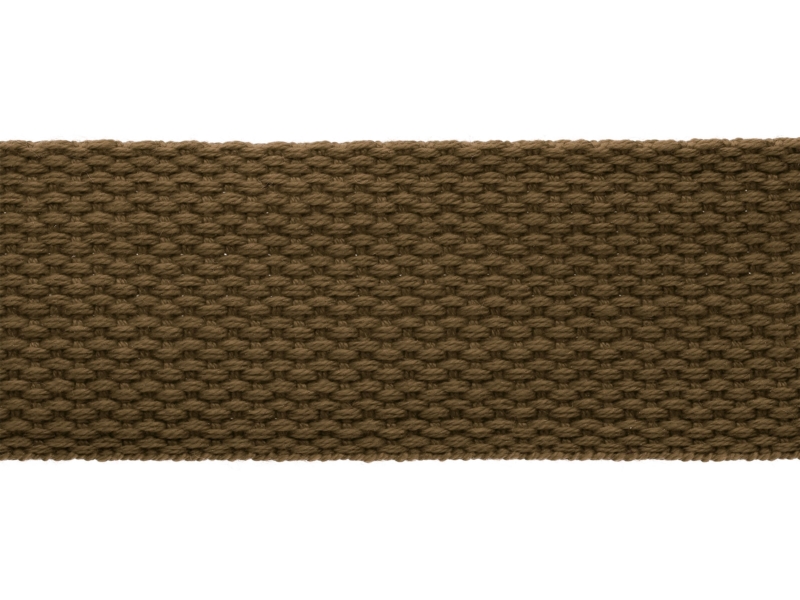 Polycotton webbing 2 mm olive 170 pp 50 yd