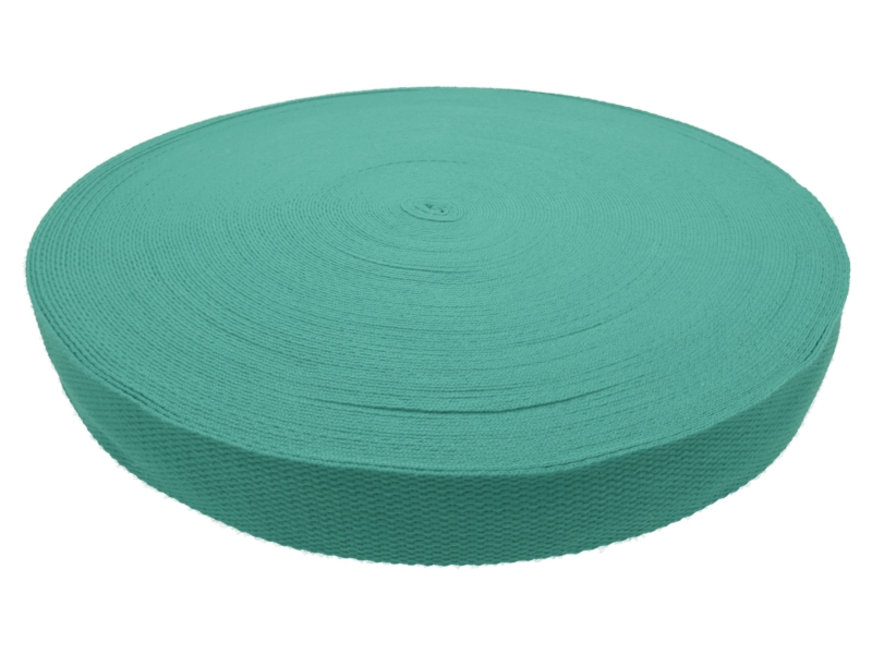 Taśma nośna polycotton 2 mm miętowa (D 533)